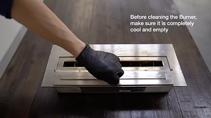 How do I clean my EcoSmart Fire ethanol burner? 9